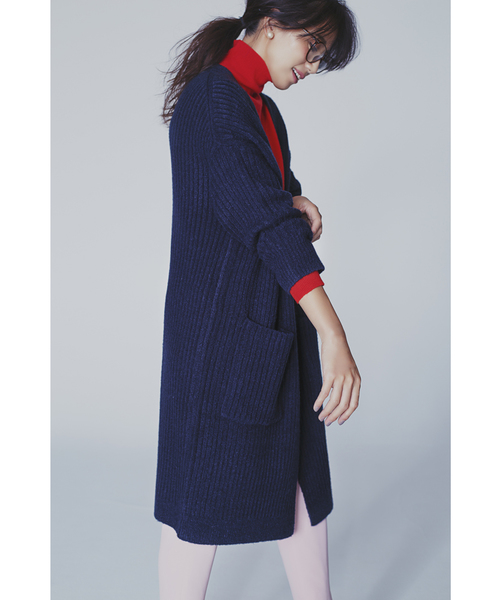 N.（N. Natural Beauty Basic）（エヌエヌナチュラルビューティーベーシック）の「《N.×東原亜希×山田あゆみ(GREED International)》コラボ 5Gコーディガン（その他アウター・レディース・グレー/ベージュ/ネイビー・MEDIUM）」の22枚目の写真