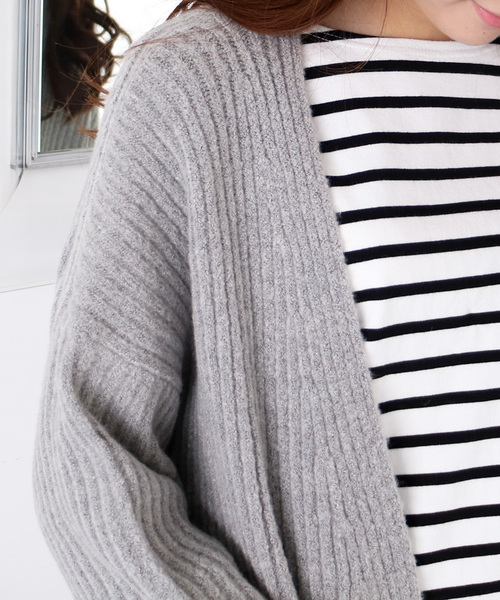 N.（N. Natural Beauty Basic）（エヌエヌナチュラルビューティーベーシック）の「《N.×東原亜希×山田あゆみ(GREED International)》コラボ 5Gコーディガン（その他アウター・レディース・グレー/ベージュ/ネイビー・MEDIUM）」の18枚目の写真