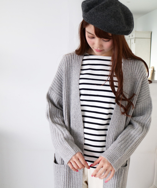 N.（N. Natural Beauty Basic）（エヌエヌナチュラルビューティーベーシック）の「《N.×東原亜希×山田あゆみ(GREED International)》コラボ 5Gコーディガン（その他アウター・レディース・グレー/ベージュ/ネイビー・MEDIUM）」の19枚目の写真