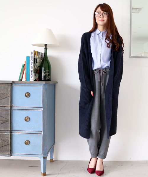 N.（N. Natural Beauty Basic）（エヌエヌナチュラルビューティーベーシック）の「《N.×東原亜希×山田あゆみ(GREED International)》コラボ 5Gコーディガン（その他アウター・レディース・グレー/ベージュ/ネイビー・MEDIUM）」の12枚目の写真