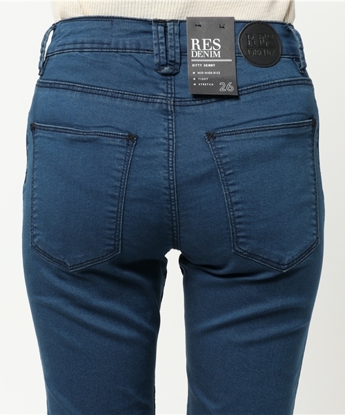 RES DENIM/レスデニム KITTY SKINNY スキニーデニム スーパーストレッチ インディゴ RES DENIM/レスデニム KITTY SKINNY スキニーデニム スーパーストレッチ インディゴ