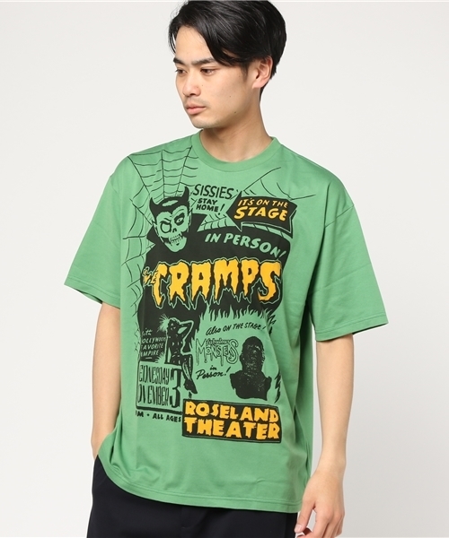 HYSTERIC GLAMOUR（ヒステリックグラマー）の「CR/IT’S ON THE STAGE プリント Tシャツ（Tシャツ/カットソー・メンズ・ホワイト/オレンジ/グリーン・MEDIUM/SMALL/X-SMALL/LARGE）」の4枚目の写真