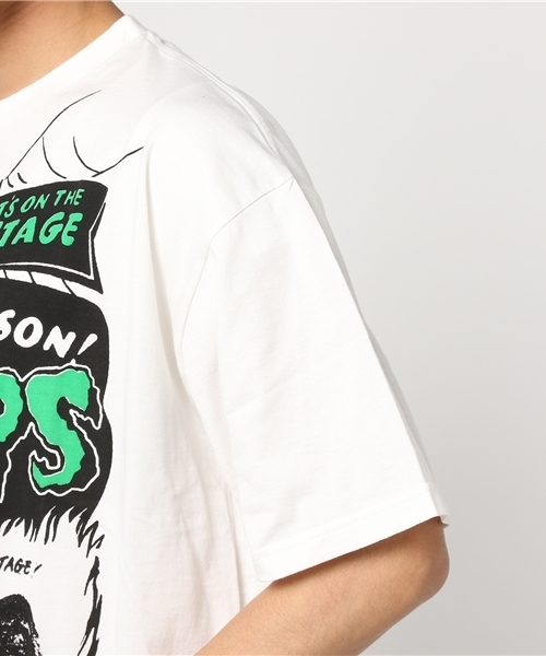 HYSTERIC GLAMOUR（ヒステリックグラマー）の「CR/IT’S ON THE STAGE プリント Tシャツ（Tシャツ/カットソー・メンズ・ホワイト/オレンジ/グリーン・MEDIUM/SMALL/X-SMALL/LARGE）」の9枚目の写真