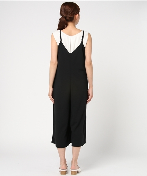 Honeys（ハニーズ）の「オールインワン（つなぎ/オールインワン・レディース・ブラック/ネイビー・L/M）」の5枚目の写真