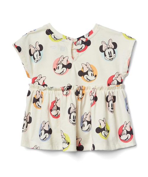 GAP(ギャップ)の「babyGap | Disney Baby Mickey Mouse ボディシャツ(Tシャツ/カットソー・キッズ・アイボリー・60cm/50cm/90cm/80cm/70cm)」の2枚目の写真