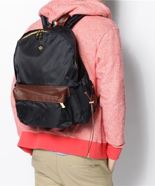 Orobianco（オロビアンコ）の「AGNO MOD[13]        リュック（バックパック/リュック・メンズ・ネイビー/ブラック・FREE）」の11枚目の写真