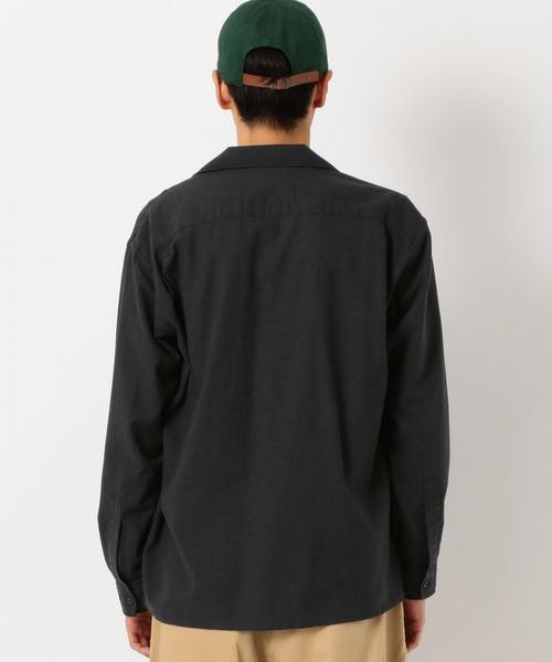 green label relaxing(グリーンレーベルリラクシング)の「ST ビエラ オープンカラー SOLID シャツ / 開襟シャツ ◆(シャツ/ブラウス・メンズ・ダークグレー/ダークブラウン/ダークグリーン/ライトグレー・LARGE/X-LARGE/SMALL/X-SMALL/MEDIUM)」の21枚目の写真