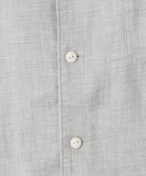 green label relaxing(グリーンレーベルリラクシング)の「ST ビエラ オープンカラー SOLID シャツ / 開襟シャツ ◆(シャツ/ブラウス・メンズ・ダークグレー/ダークブラウン/ダークグリーン/ライトグレー・LARGE/X-LARGE/SMALL/X-SMALL/MEDIUM)」の14枚目の写真