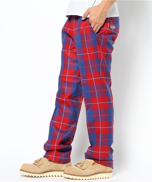 A BATHING APE(アベイシングエイプ)の「TARTAN CHECK TROUSERS(その他パンツ・メンズ・レッド/ブルー/グリーン・X-LARGE/LARGE/MEDIUM/SMALL/XX-LARGE)」の4枚目の写真