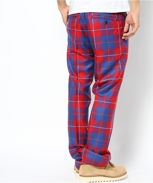 A BATHING APE(アベイシングエイプ)の「TARTAN CHECK TROUSERS(その他パンツ・メンズ・レッド/ブルー/グリーン・X-LARGE/LARGE/MEDIUM/SMALL/XX-LARGE)」の5枚目の写真