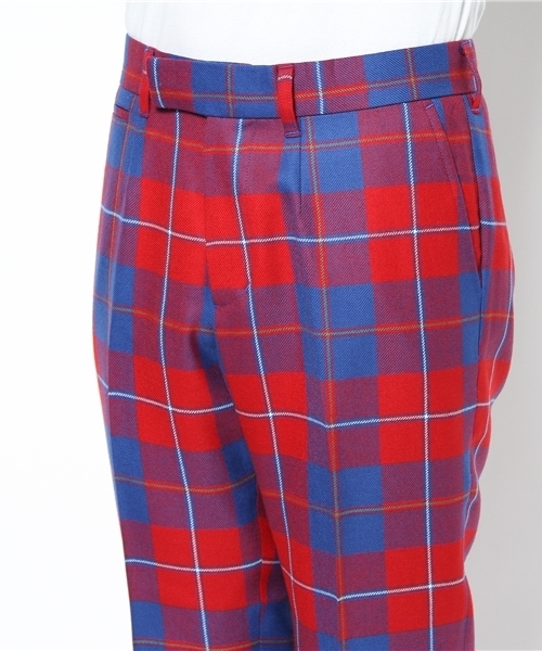 A BATHING APE(アベイシングエイプ)の「TARTAN CHECK TROUSERS(その他パンツ・メンズ・レッド/ブルー/グリーン・X-LARGE/LARGE/MEDIUM/SMALL/XX-LARGE)」の6枚目の写真