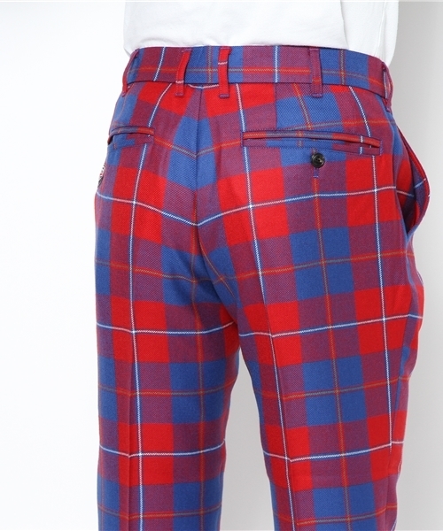 A BATHING APE(アベイシングエイプ)の「TARTAN CHECK TROUSERS(その他パンツ・メンズ・レッド/ブルー/グリーン・X-LARGE/LARGE/MEDIUM/SMALL/XX-LARGE)」の8枚目の写真