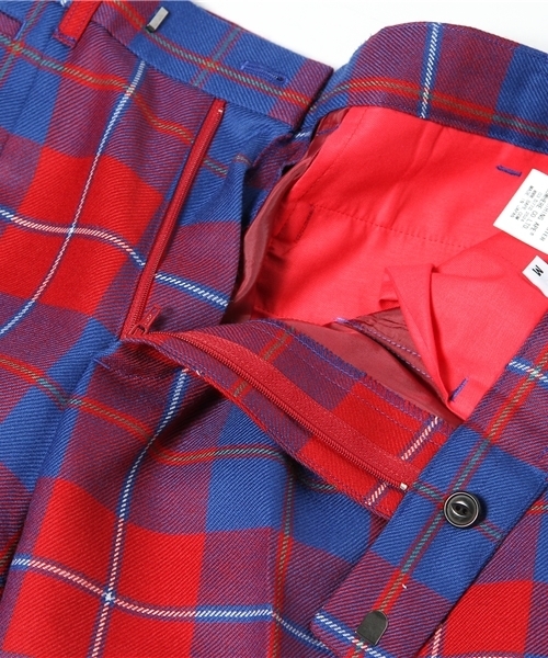 A BATHING APE(アベイシングエイプ)の「TARTAN CHECK TROUSERS(その他パンツ・メンズ・レッド/ブルー/グリーン・X-LARGE/LARGE/MEDIUM/SMALL/XX-LARGE)」の9枚目の写真