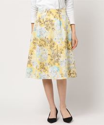 laboratory work | 花柄サーキュラースカート(スカート)