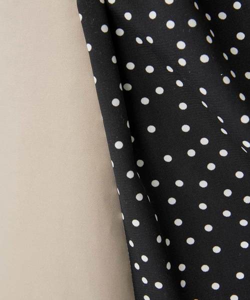 Velvet BY NOISE MAKER（ベルベッドバイノイズメーカー）の「ドット切替ミディ・スカート（スカート・レディース・ベージュ系その他/ブルー系その他・FREE）」の11枚目の写真