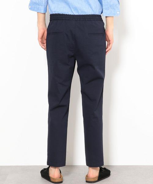 green label relaxing（グリーンレーベルリラクシング）の「SC ストレッチ サッカーイージー 9分丈 クロップド パンツ ◆（その他パンツ・メンズ・ネイビー/オリーブ/グレー・S/XL/XS/L/M）」の4枚目の写真