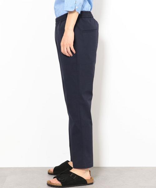 green label relaxing（グリーンレーベルリラクシング）の「SC ストレッチ サッカーイージー 9分丈 クロップド パンツ ◆（その他パンツ・メンズ・ネイビー/オリーブ/グレー・S/XL/XS/L/M）」の6枚目の写真