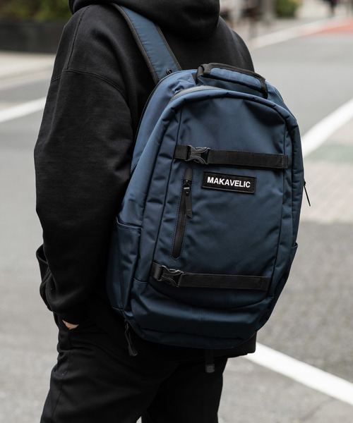 MAKAVELIC(マキャベリック)の「【MAKAVELIC】TRUCKS WEATHER PROTECTION DAYPACK/レインプロテクションバックパック/3107-10118(バックパック/リュック・メンズ・ブラック/ネイビー・FREE)」の5枚目の写真