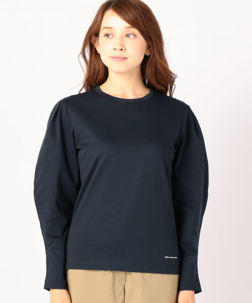 SHIPS（シップス）の「HELDER:パフスリーブカットソー（Tシャツ/カットソー・レディース・ネイビー/ホワイト系その他・ONE SIZE）」の3枚目の写真