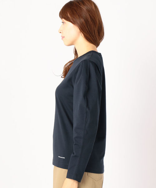 SHIPS（シップス）の「HELDER:パフスリーブカットソー（Tシャツ/カットソー・レディース・ネイビー/ホワイト系その他・ONE SIZE）」の4枚目の写真