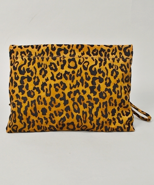 SHIPS JET BLUE(シップスジェットブルー)の「JB: レザー×キャンバス/コンビクラッチバッグ■(クラッチバッグ・メンズ・ブラック×ブルー/ブラウン×イエロー/カモフラージュ/レオパード/ダークグレー・ONESIZE)」の11枚目の写真