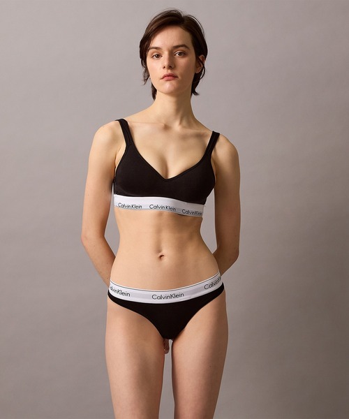 Calvin Klein Underwear（カルバンクラインアンダーウェア）の「Icon Cotton  - ロゴバンドソング（ショーツ・レディース・グレー/その他/ピンク/ブルー/ブラック/ヘザーグレー・X-SMALL/SMALL/MEDIUM/LARGE/S/M/XS/L/XL）」の7枚目の写真