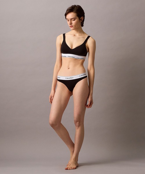 Calvin Klein Underwear（カルバンクラインアンダーウェア）の「Icon Cotton  - ロゴバンドソング（ショーツ・レディース・グレー/その他/ピンク/ブルー/ブラック/ヘザーグレー・X-SMALL/SMALL/MEDIUM/LARGE/S/M/XS/L/XL）」の8枚目の写真