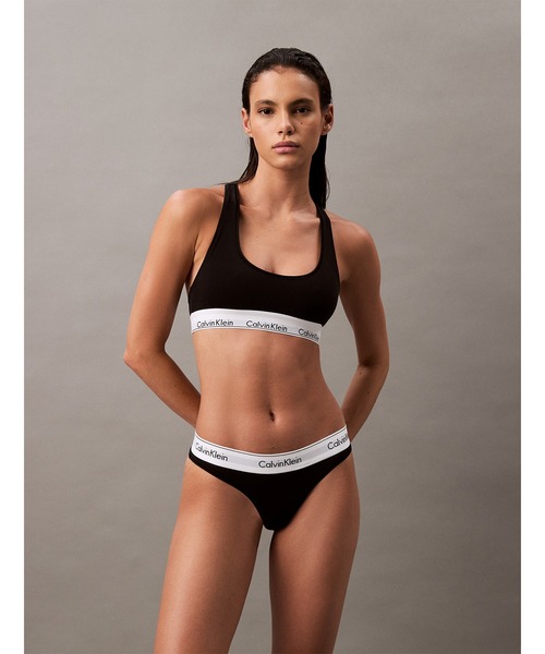 Calvin Klein Underwear（カルバンクラインアンダーウェア）の「Icon Cotton  - ロゴバンドソング（ショーツ・レディース・グレー/その他/ピンク/ブルー/ブラック/ヘザーグレー・X-SMALL/SMALL/MEDIUM/LARGE/S/M/XS/L/XL）」の9枚目の写真