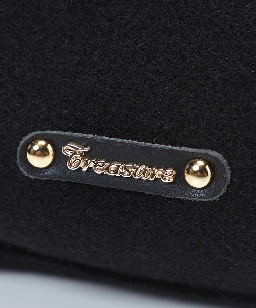 TOPKAPI（トプカピ）の「イタリアンフェルト ラメテープコンビミニトートバッグ（トートバッグ・レディース・ダークグリーン/ブラウン/ライトベージュ/チャコールグレー/ブラック・FREE）」の19枚目の写真