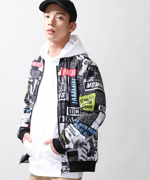 WEGO(ウィゴー)の「WEGO/総柄リバーシブルMA-1(MA-1・メンズ・その他1/その他2/その他3・X-LARGE/LARGE/MEDIUM)」の2枚目の写真