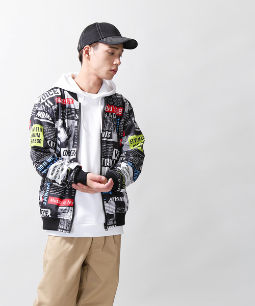 WEGO(ウィゴー)の「WEGO/総柄リバーシブルMA-1(MA-1・メンズ・その他1/その他2/その他3・X-LARGE/LARGE/MEDIUM)」の10枚目の写真