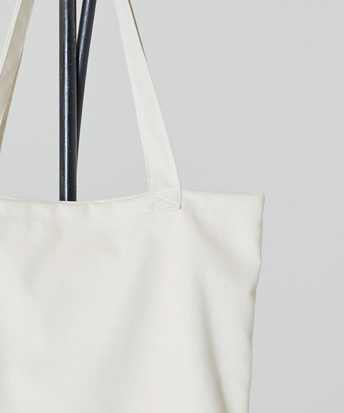 LIDNM（リドム）の「LIDNM リドム / マイクロスエードトートバッグ（トートバッグ・メンズ・ブラック/キャメル/オフホワイト/グリーン/パープル・FREE）」の7枚目の写真