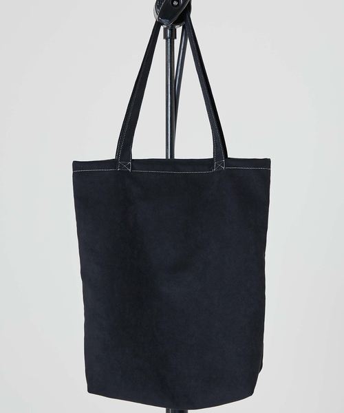 LIDNM（リドム）の「LIDNM リドム / マイクロスエードトートバッグ（トートバッグ・メンズ・ブラック/キャメル/オフホワイト/グリーン/パープル・FREE）」の9枚目の写真