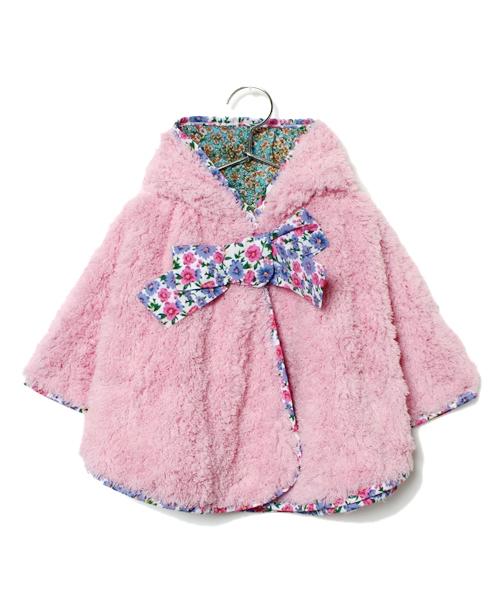 fafa（フェフェ）の「EVA | ポンチョ（ポンチョ・キッズ・グレー/ピンク/ピンク系その他/ミント/ラベンダー・MEDIUM/SMALL）」の5枚目の写真