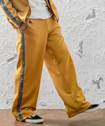 MinoriTY | スナップボタンワイドバスパン ラインジャージ(その他パンツ)