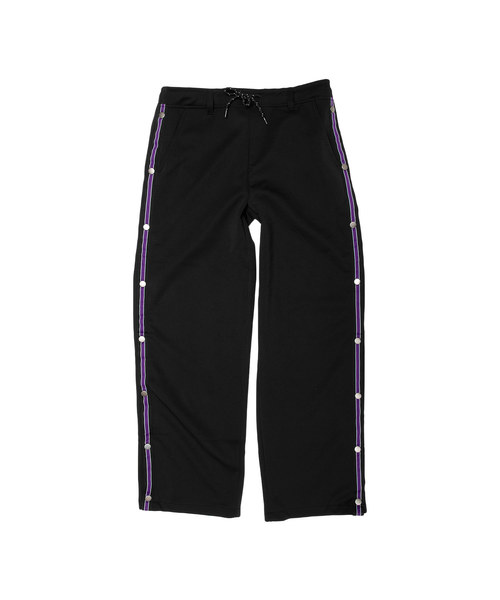 MinoriTY(マイノリティ)の「スナップボタンワイドバスパン ラインジャージ(その他パンツ・メンズ・ブラック系その他/パープル/テラコッタ/ブラック系その他2・M/L)」の6枚目の写真