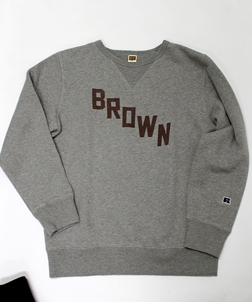 SHIPS（シップス）の「SC: RUSSEL ATHLETIC 【SHIPS別注】 プリント クルーネック/スウェット■（スウェット・メンズ・グレー/ネイビー/バーガンディー・SMALL/MEDIUM/LARGE）」の16枚目の写真