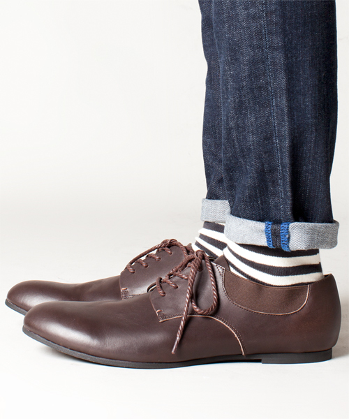 NANO universe（ナノユニバース）の「Enzo Giletti/ サイドゴアシューズ（ドレスシューズ・メンズ・ブラック/ブラウン/ダークブラウン・40/41/42）」の2枚目の写真