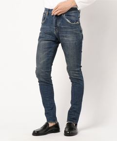セール】5620 3D Ankle Zip Skinny/バイカーデザイン立体裁断
