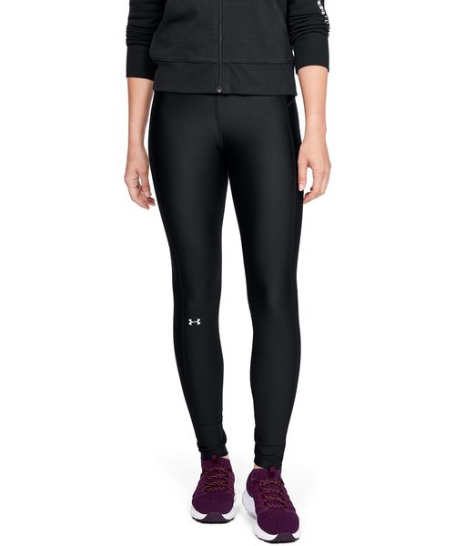 UNDER ARMOUR(アンダーアーマー)の「ウーマンズトレーニングベースレイヤー / ヒートギアアーマーレギングスブランドウエストバンド(レギンス/スパッツ・レディース・ブラック/ヘザーグレー/パープル・XL/LG/SM/MD)」の2枚目の写真