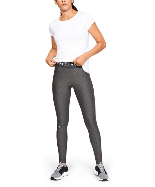 UNDER ARMOUR(アンダーアーマー)の「ウーマンズトレーニングベースレイヤー / ヒートギアアーマーレギングスブランドウエストバンド(レギンス/スパッツ・レディース・ブラック/ヘザーグレー/パープル・XL/LG/SM/MD)」の12枚目の写真