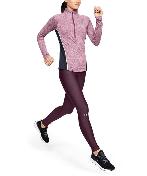 UNDER ARMOUR(アンダーアーマー)の「ウーマンズトレーニングベースレイヤー / ヒートギアアーマーレギングスブランドウエストバンド(レギンス/スパッツ・レディース・ブラック/ヘザーグレー/パープル・XL/LG/SM/MD)」の17枚目の写真
