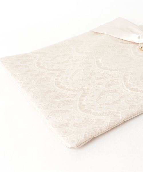 axes femme（アクシーズファム）の「レース重ねサブバッグ（エコバッグ/サブバッグ・レディース・ブラック/ベージュ/キナリ・MEDIUM）」の9枚目の写真