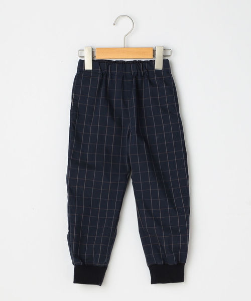 SHIPS(シップス)の「SHIPS KIDS:丸ゴム ウィンドーペン リブ パンツ(100~130cm)(その他パンツ・キッズ・ネイビー・100/110/120/130)」の1枚目の写真
