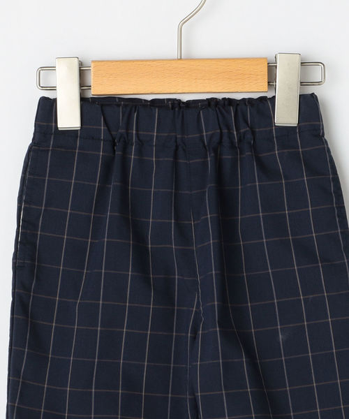 SHIPS(シップス)の「SHIPS KIDS:丸ゴム ウィンドーペン リブ パンツ(100~130cm)(その他パンツ・キッズ・ネイビー・100/110/120/130)」の3枚目の写真