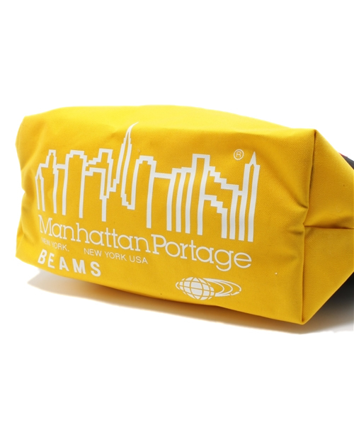 BEAMS（ビームス）の「Manhattan Portage×BEAMS / 別注 1632V BM メッセンジャーバッグ（メッセンジャーバッグ・メンズ・マスタード/ネイビー・ONE SIZE）」の4枚目の写真