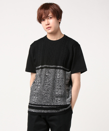 ニットコンビ 半袖Tシャツ