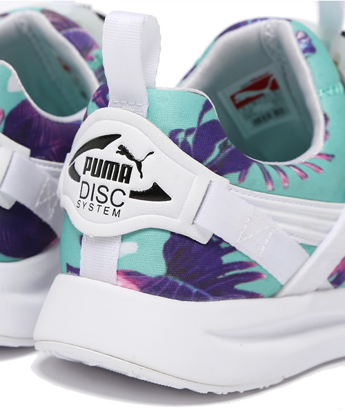 PUMA(プーマ)の「ディスク トロピカリア ウィメンズ (WOMEN) - progressive youth(スニーカー・レディース・ホワイト/ブラック・23.5cm/25.5cm/22.5cm/24cm/24.5cm/23cm/25cm)」の3枚目の写真