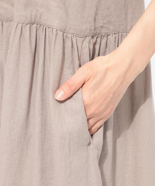 LAKOLE(ラコレ)の「【ドライタッチ】スリーブレスティアードワンピース / LAKOLE(ワンピース・レディース・ブラック/ベージュ/ピンク・SMALL/MEDIUM)」の12枚目の写真