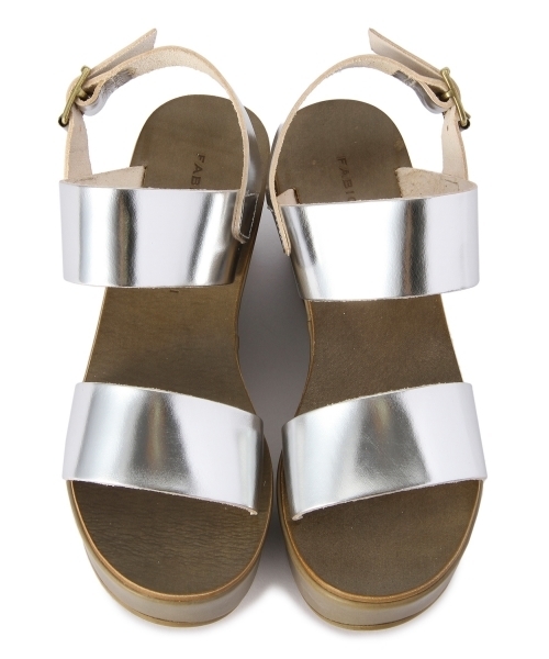 Another Edition（アナザーエディション）の「FABIO/R WideSTRP SDL80Ⅱ（サンダル・レディース・シルバー・35/38/36/37）」の2枚目の写真